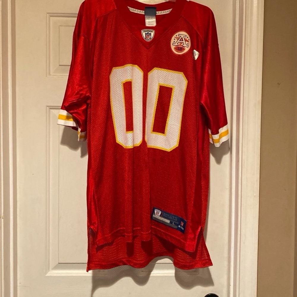 Kansas City Chiefs Jersey  Large NFL On Field 2011 #00 KC Football